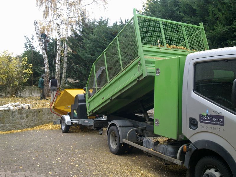 Abattage et broyage au Puy-en-Velay