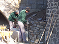 Mur maçonner au Puy-en-Velay